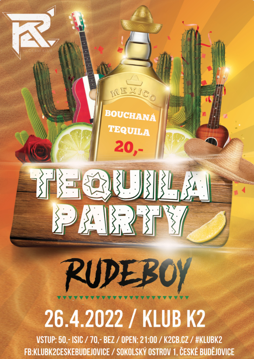 Tequila party - poslední v dubnu